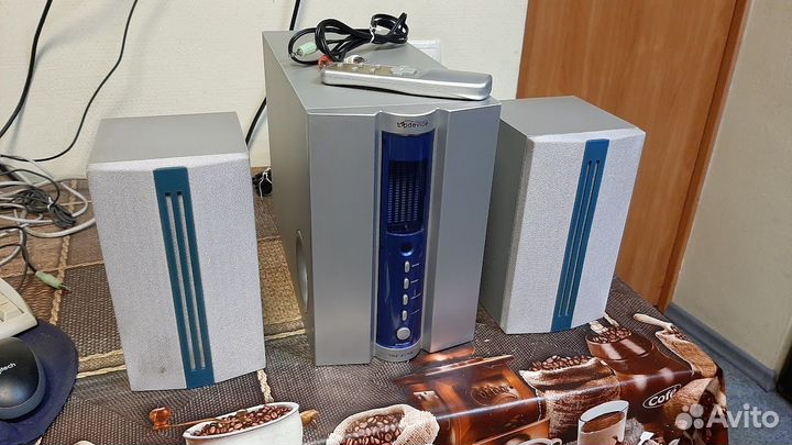 Акустика TopDevice TDE 217/2.1 (38W, дерево, пду)