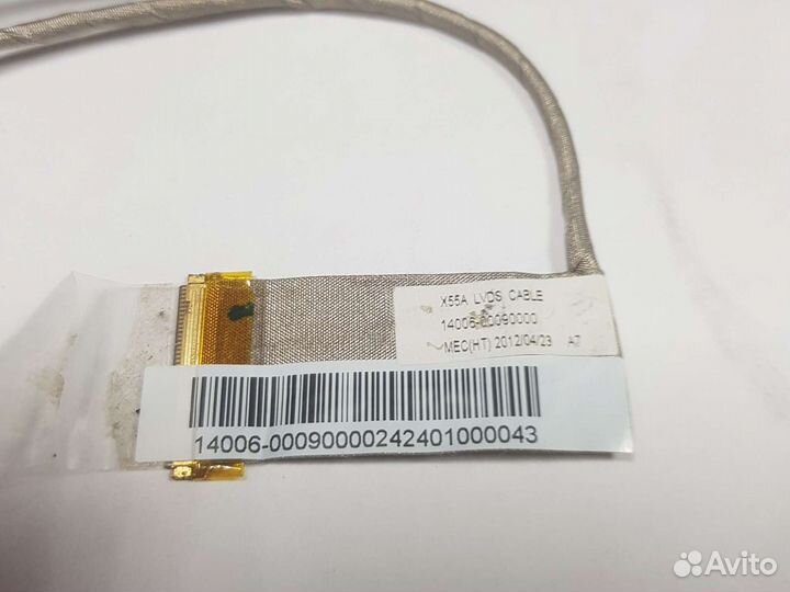 Шлейф матрицы asus x55a