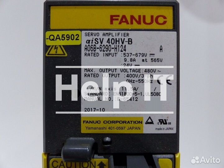 Сервопривод Fanuc A06B-6290-H124