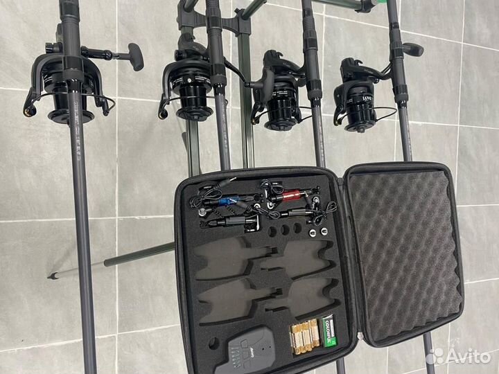 Карповый набор из 4 уд,род пода и сигнализаторов