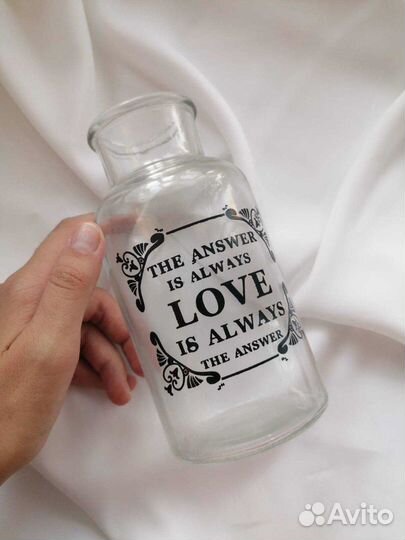 Бутылка ваза емкость колба