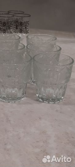 Набор бокалы фужеры рюмки