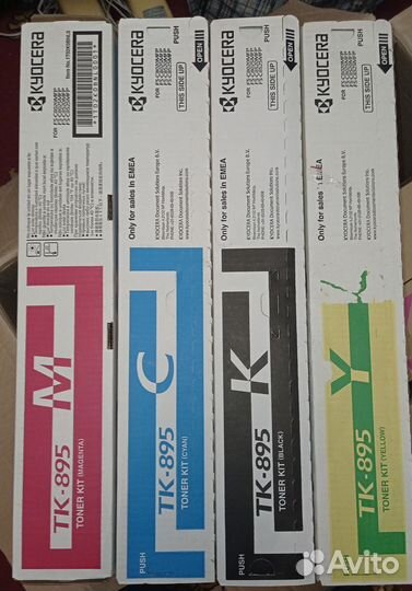 Картриджи TK-895 cmyk