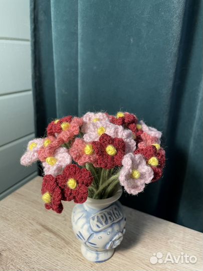 Вязаный букет