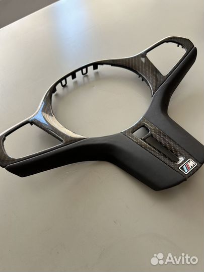 Вставка в руль BMW G20 карбон под ACC