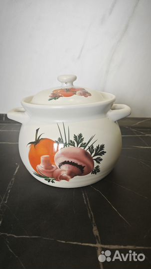 Горшок керамический, супница