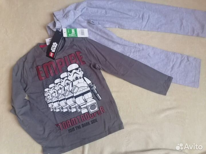 Вещи пакетом на мальчика 128см новое