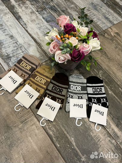 Женские носки хлопковые Dior диор комплект