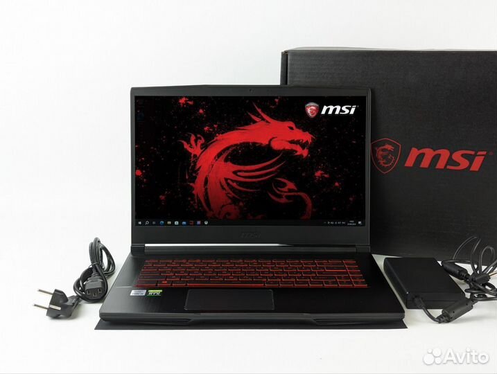 MSI GF65 Thin RTX 3060 i5-10500H 16GB 512GB 144Hz