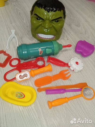 3 набора плей до, за всё