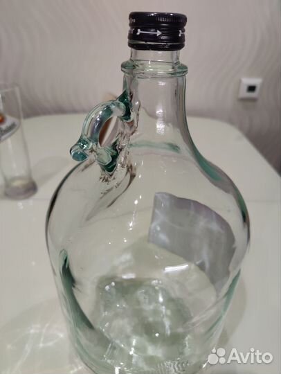 Бутылка стеклянная 5 литров