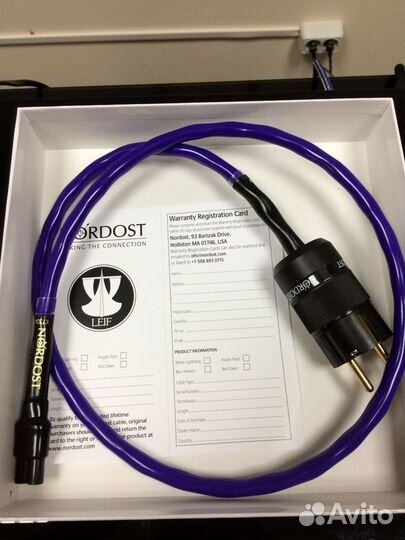 Сетевой кабель Nordost Purple Flare Power Cord 1.5