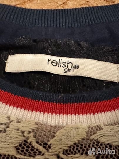 Джемпер для девочки италия Relish 128-134
