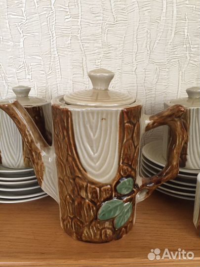 Кофейный сервиз керамика винтаж Северная Корея