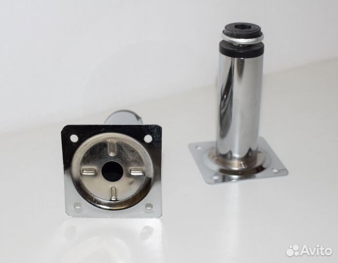 Ножки мебельные хром H 100-110 2шт