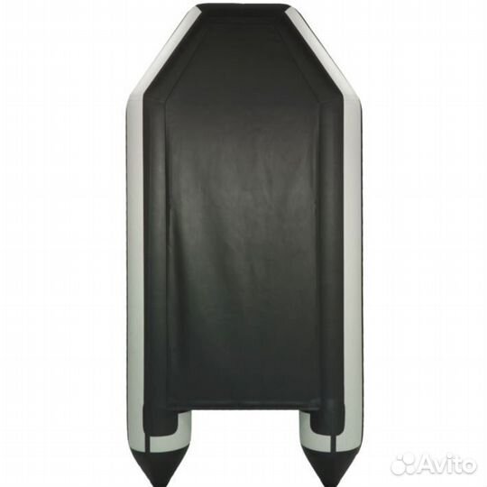 Лодка пвх Аква 2800 светло-серый / черный