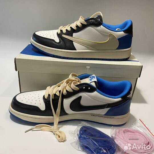 Кроссовки nike air jordan 1 low travis scott