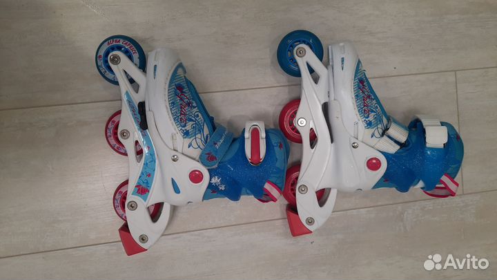 Роликовые коньки детские раздвижные