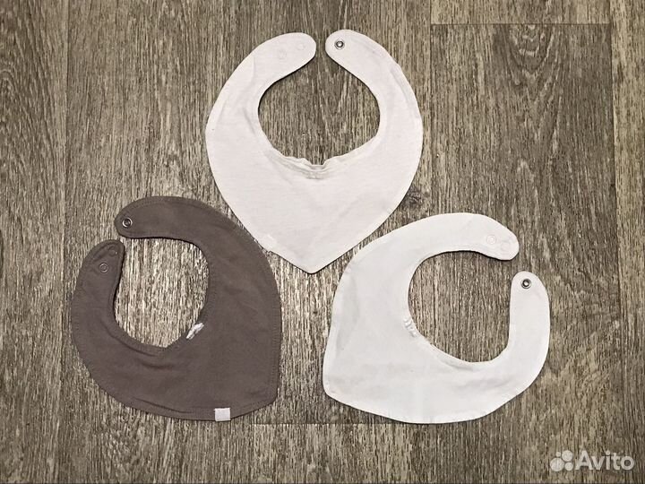 Слюнявчики нагрудники H&m, Мьельк, Baboo 7 шт