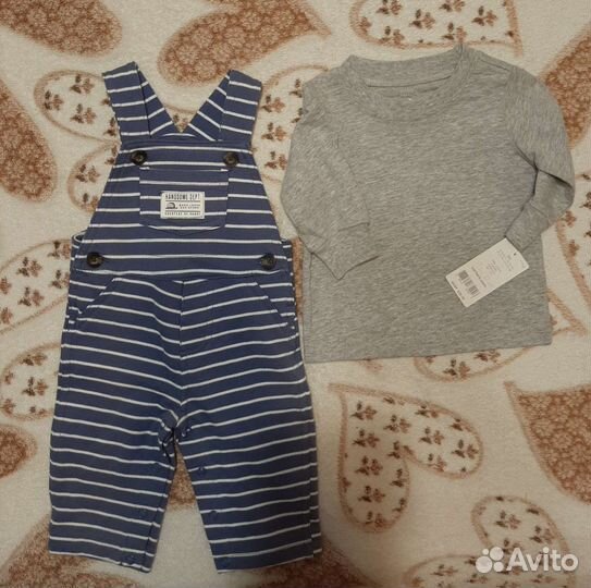 Новый Комбинезон Carters для мальчика 3-6 мес