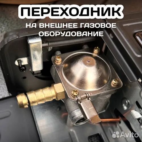 Туристическая газовая плита керамическая +кейс