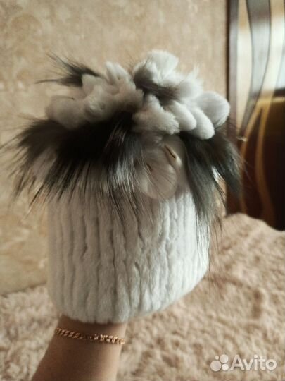 Шапка зимняя меховая женская