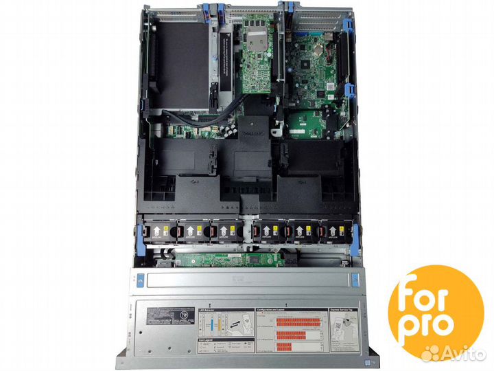 Сервер dell R740xd 24SFF 2x3106Br 128GB, HBA330
