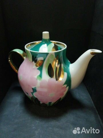 Заварочный чайник Георгины Дулёво, СССР