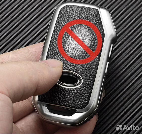 Чехол для SMART ключа Kia / Киа TPU pink 3 кнопки