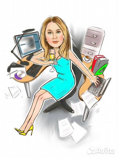 Шаржи, Портреты, Иллюстрации