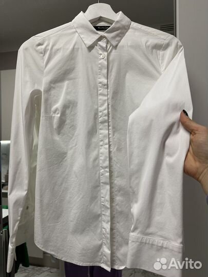Рубашка Massimo Dutti белая (36), XS-S