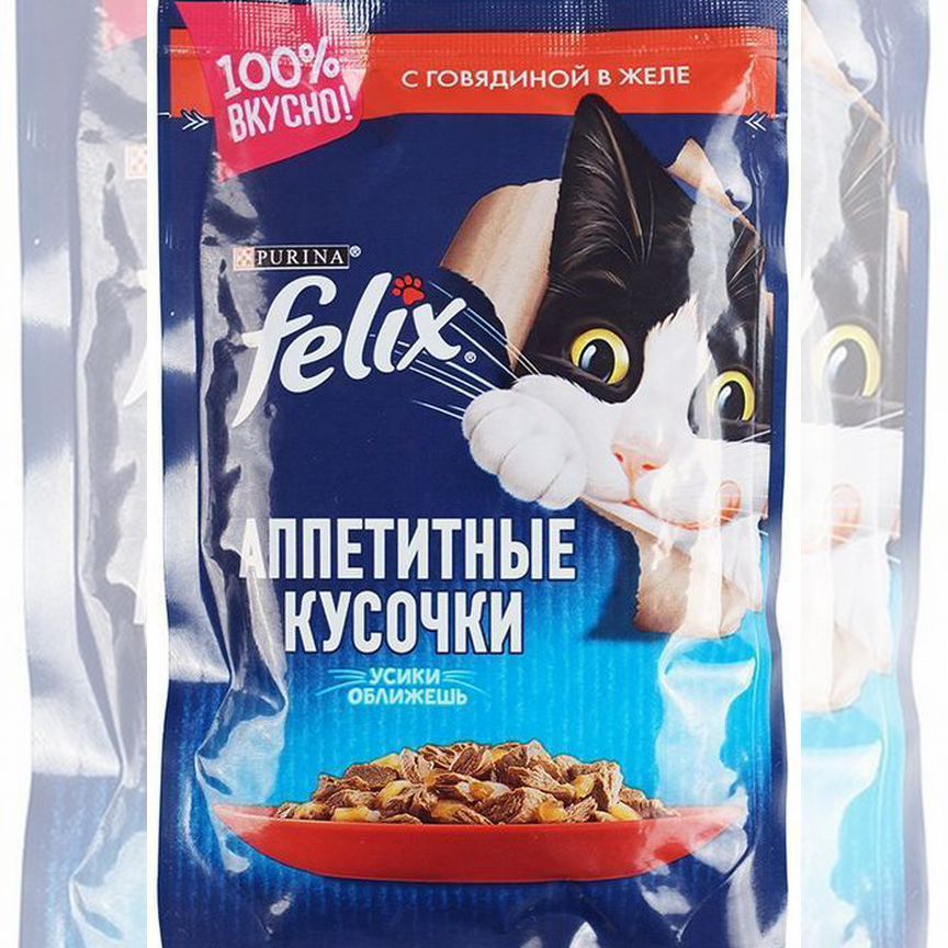 Корм для кошек felix