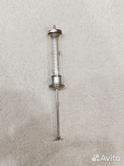 Шприц медицинский 10 мл СССР. 76 год