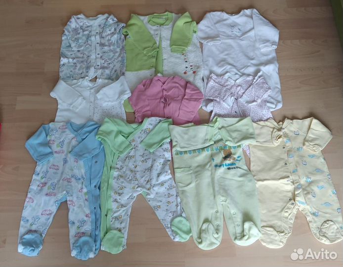 Вещи пакетом для девочки 62 68 74