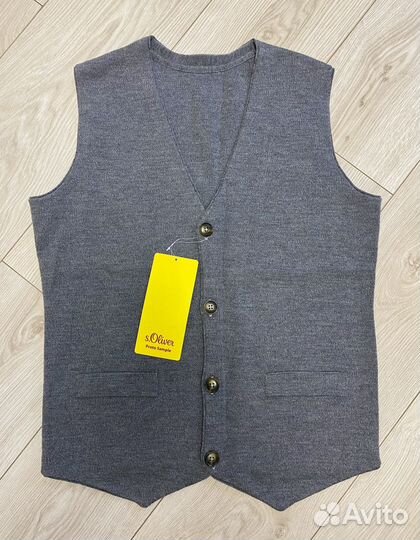 Жилет вязаныей мужской