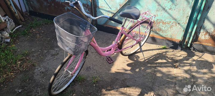 Велосипед женский городской бу с корзиной