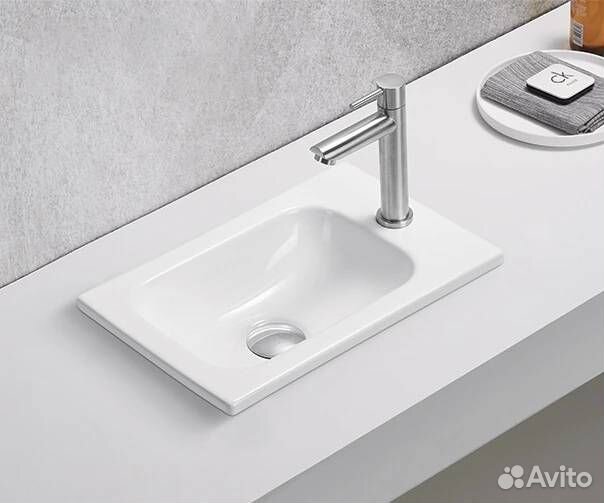 Раковина Gid Integrado N3340 71170 белая, 40.5x26x10