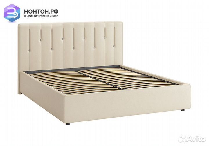 Кровать Кристи 1.6 м крем