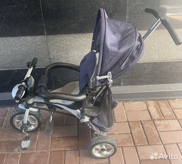 Детский 3 колёсный велосипед с родительской ручкой