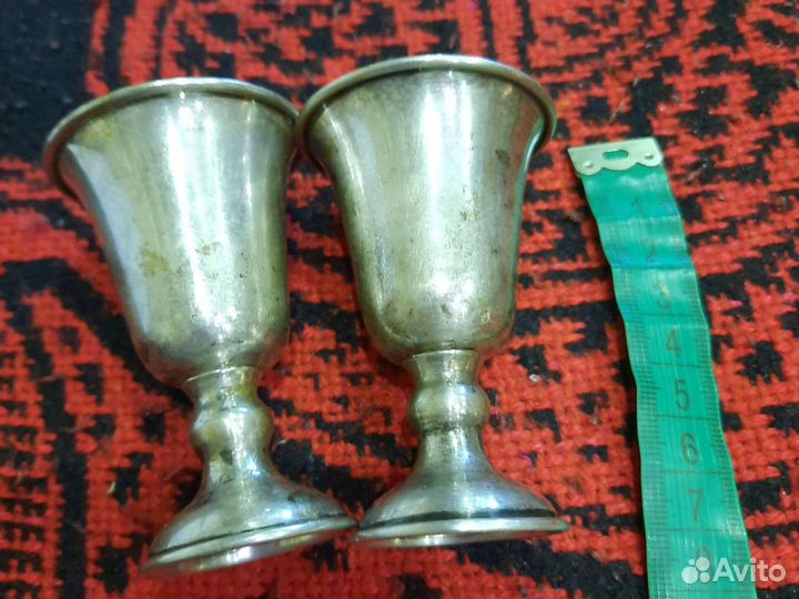 Стопки серебро