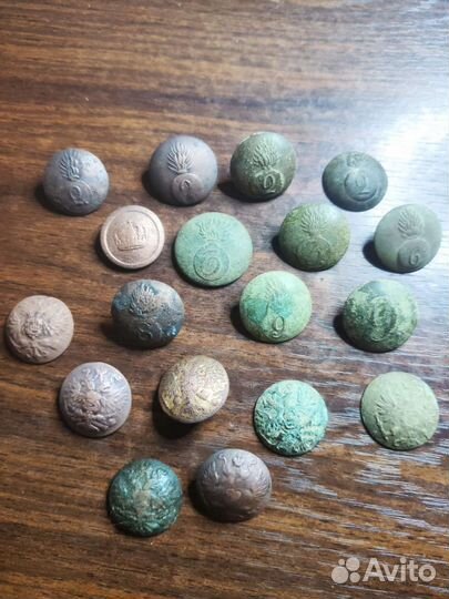 Старинные пуговицы риа