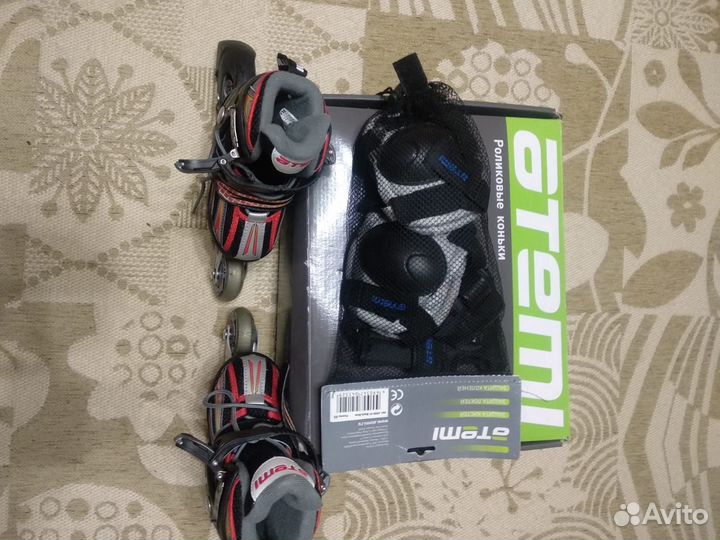 Роликовые коньки детские раздвижные