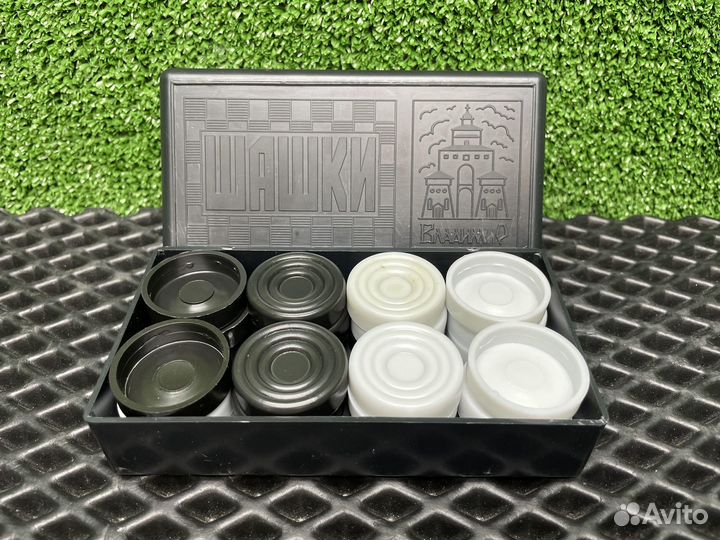 Шашки + поле для игры 33на33см