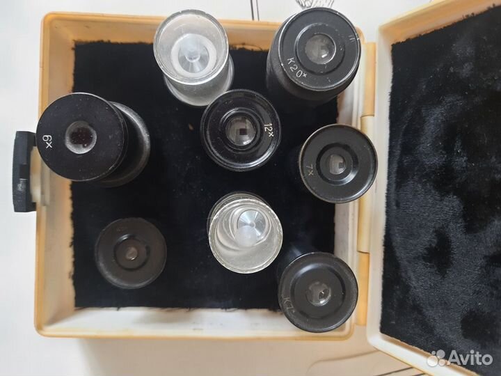 Окуляры и объективы для микроскопа