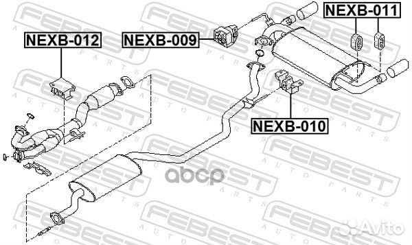 Кронштейн задней панели кузова nissan (dongfeng