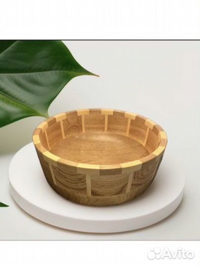 Ваза для фруктов 3,5л из дуба