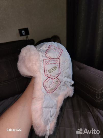 Шапка зимняя для девочки 50 52