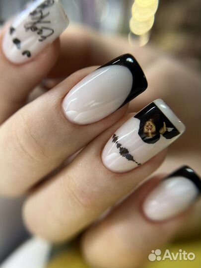 Модель на маникюр с покрытием гель лак