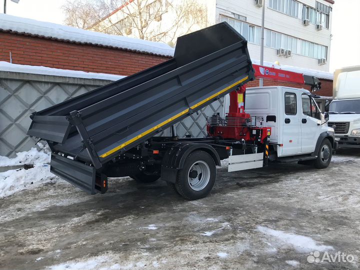 ГАЗ ГАЗон Next C42R33 с КМУ, 2023