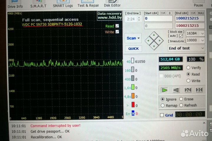 SSD Western Digital PC SN370 512 GB новый